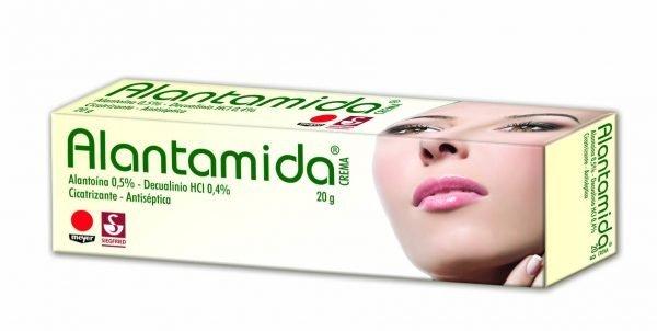 ALANTAMIDA 0.4 % DECUALINIO 0.5% ALANTOINA CREMA X 20 GR 