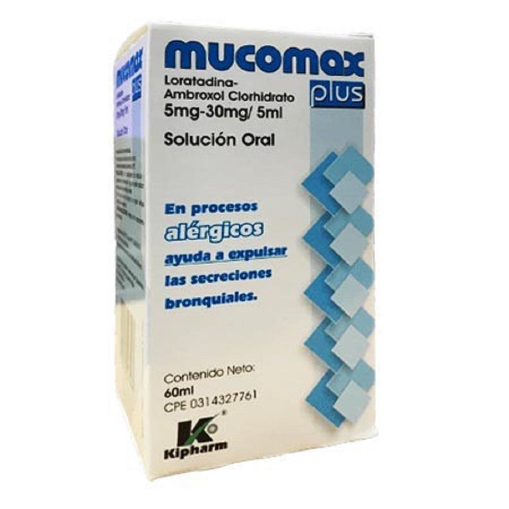 MUCOMAX AMBROXOL LORATADINA 30MG/5ML X 60ML JBE ADUL (MISULVAN FORTE/BROCANTOL/ BENFLUX/ FLENOX/ MUCORAMA)