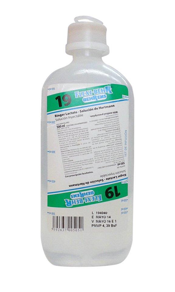 SOLUCION NÂ°19 RINGER LACTATO (HARTMAN) 500ML BEHRENS