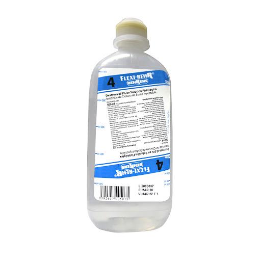 SOLUCION N° 4 GLUCOSA DEXTROSA 5% CLORURO DE SODIO 500 ML (GLUCOFISIOLOGICA)