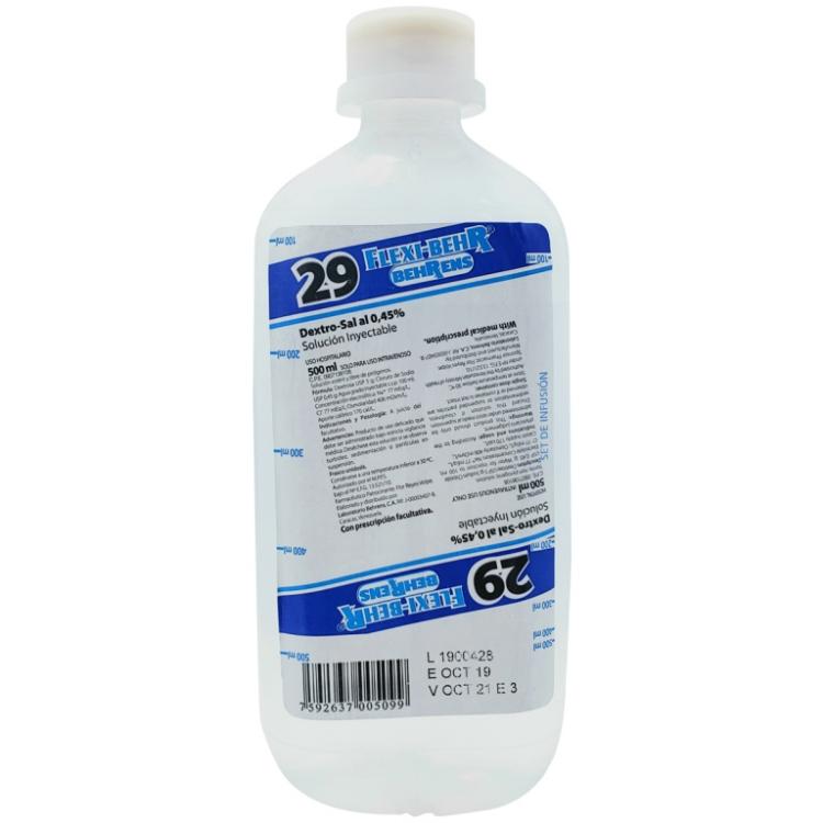 SOLUCION N°29 DEXTRO-SAL 0.45% X 500 ML BEHRENS 
