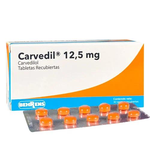 CARVEDIL CARVEDILOL 12.5 MG X 30 TAB REC (CURPINOL CARBATIL COVENTROL)