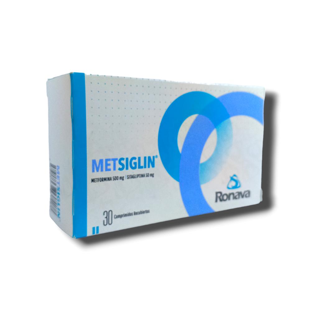 METSIGLIN METFORMINA 500MG SITAGLIPTINA 50MG  X 30 COMP REC (JANUMET)