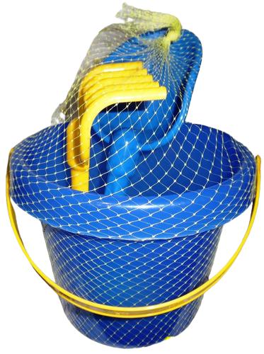 TOBO PLAYERO PLÃSTICO AZUL EXPRS-0105