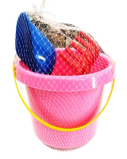TOBO PLAYERO PLÃSTICO ROSADO EXPRS-0105