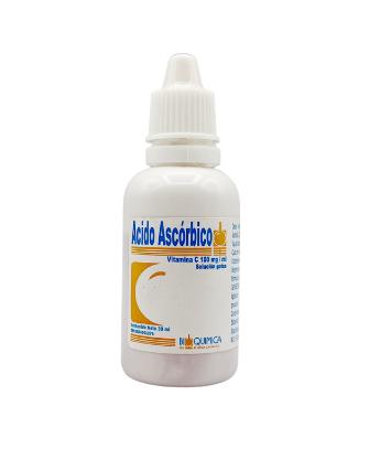 ACIDO ASCORBICO VITAMINA C 100MG/ML SOL. GOTAS X 30 ML
