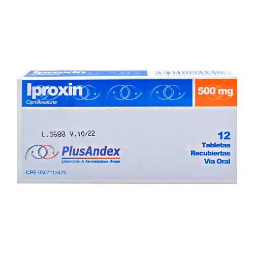 IPROXIN CIPROFLOXACINA 500 MG X 12 TAB (CIPROXINA CYPRAL)