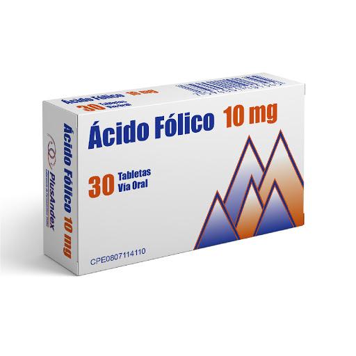 ACIDO FOLICO 10MG X 30 TAB PLUSADEX (FOLAC/ AFOKLIN)