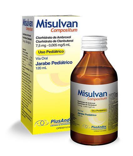MISULVAN COMPOSITUM AMBROXOL 7.5MG CLEMBUTEROL 0.005MG/120ML JBE PED (CLENBUXOL) 