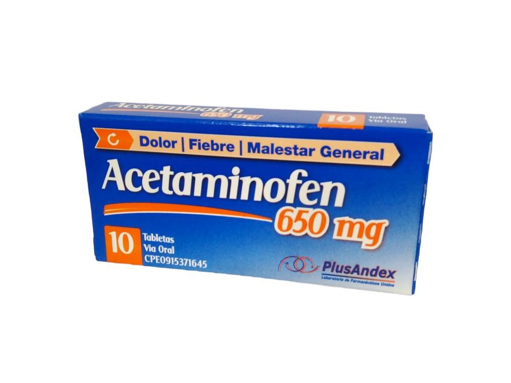 ACETAMINOFEN 650 MG X 10 TAB (ATAMEL FORTE)