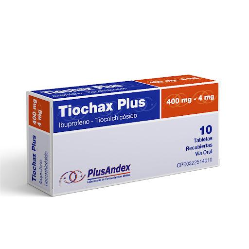 TIOCHAX PLUS IBUPROFENO 400 MG TIOCOLCHICOSIDO 4 MG X 10 TAB (IBUCOLVAL) 