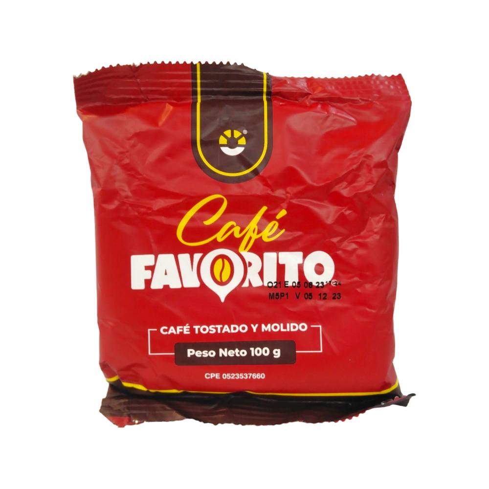 FAVORITO CAFE TOSTADO Y MOLIDO 100 G 