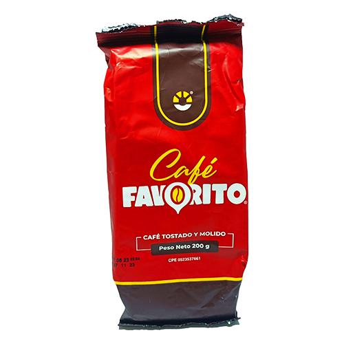 FAVORITO CAFE TOSTADO Y MOLIDO 200 G 