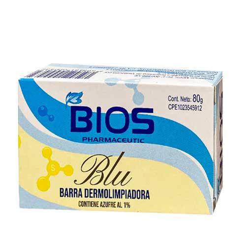 BARRA DERMO LIMPIADORA BIOS BLU  80 GRAMOS
