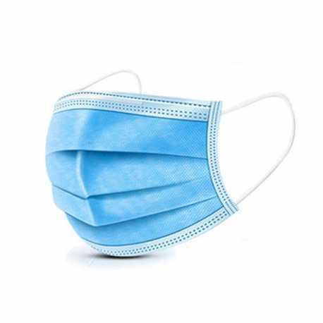 MASCARILLA QUIRURGICA AZUL X 50