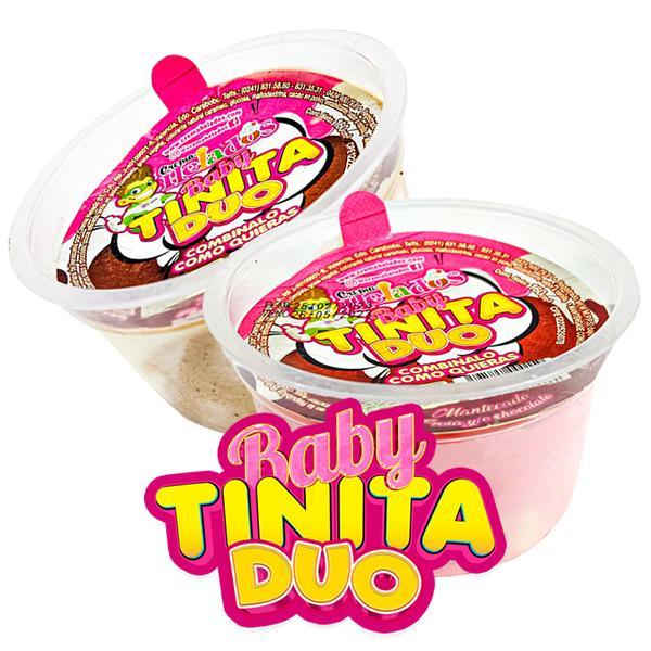CREMA HELADOS BABY TINITA DUO MANTECADO/CHOCOLATE
