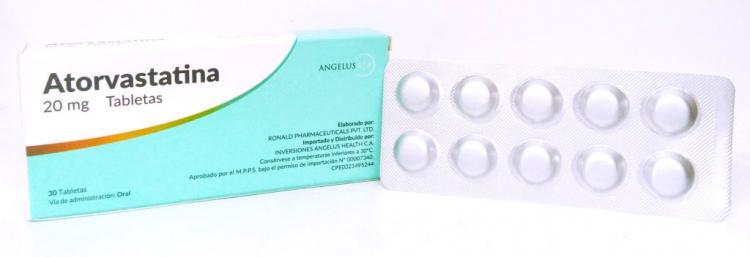 ATORVASTATINA 20 MG X 30 TAB