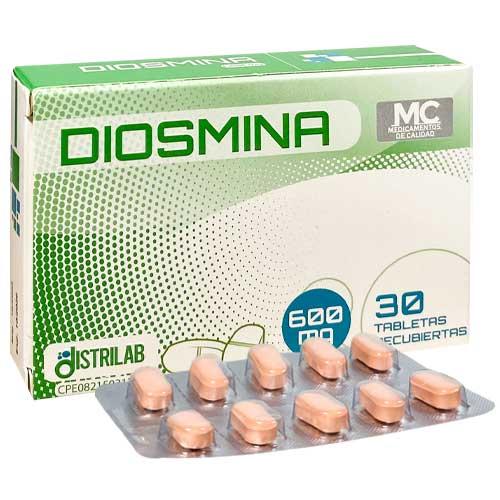 DIOSMINA 600MG X 30 TAB