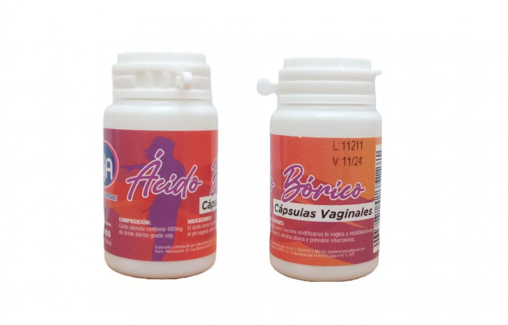 ACIDO BORICO 400 MG X 10 CAP VAGINAL