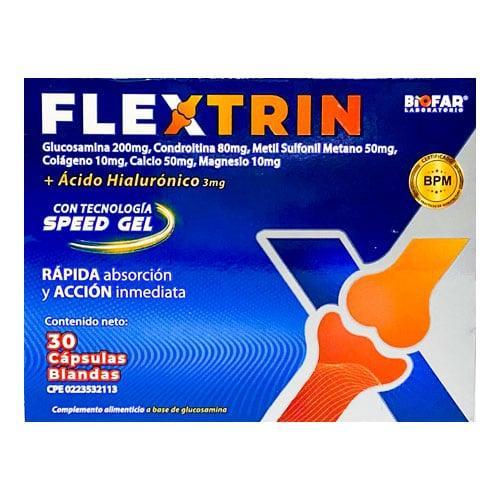 FLEXTRIN + ACIDO HIALURONICO 3MG X 30 CAP BLANDAS (ARTROVIT)