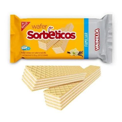 WAFER SORBETICOS VAINILLA FAMILIAR 105G 