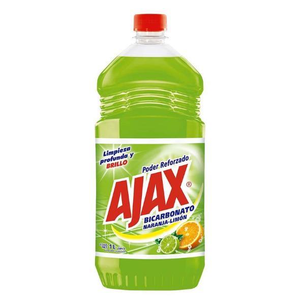 AJAX LIQUIDO PODER REFORZADO BICARBONATO, NARANJA, LIMON 1L