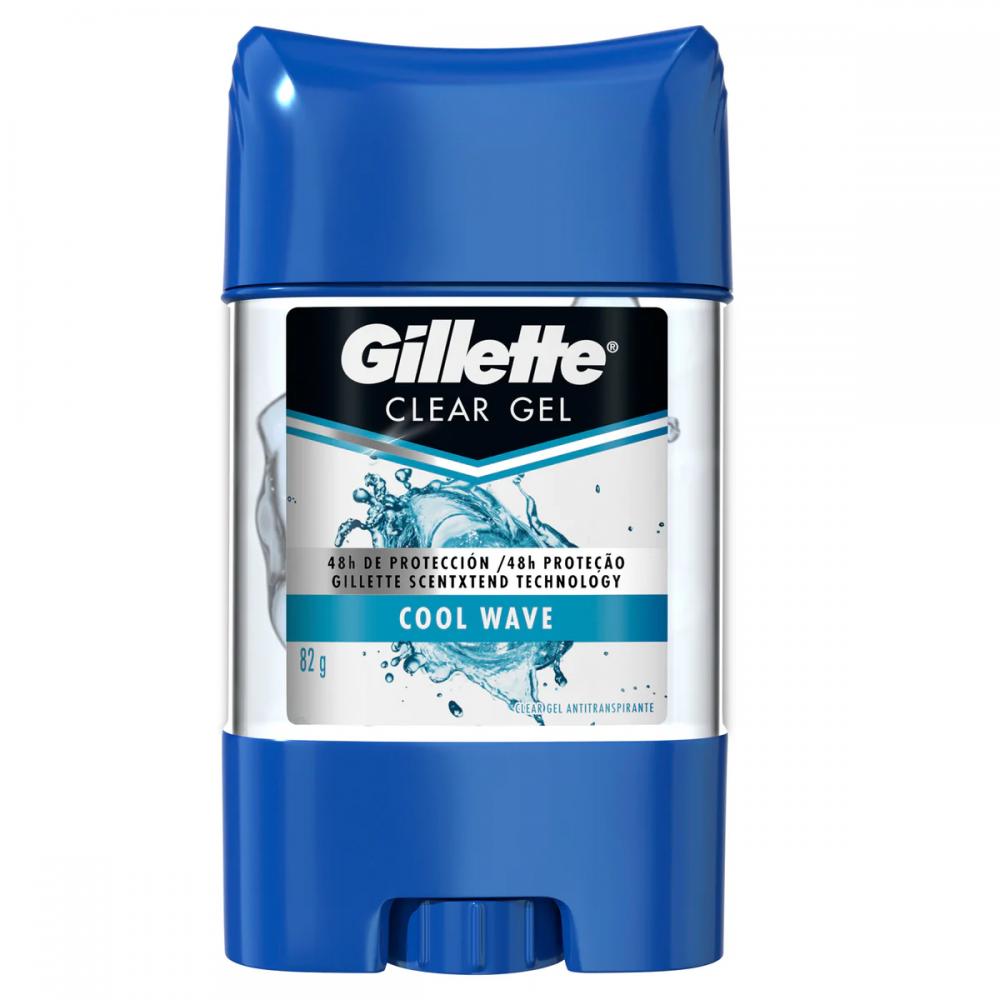 GILLETTE DESODORANTE INVISIBLE GEL COOL WAVE 82G