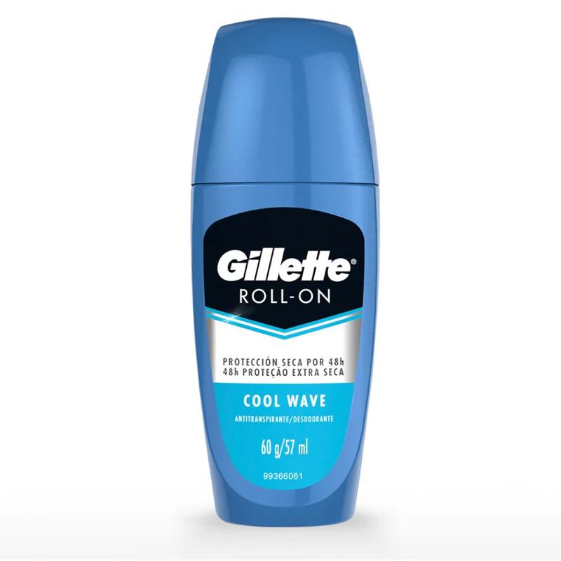 GILLETTE DESODORANTE ROLL-ON COOL WAVE 60G/57ML