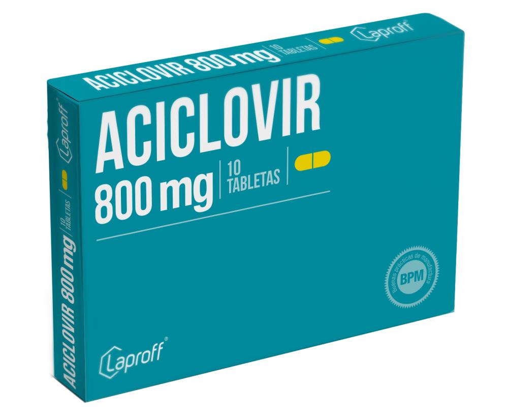 ACICLOVIR 800 MG X 10 TAB (POVIRAL ACICLOR)