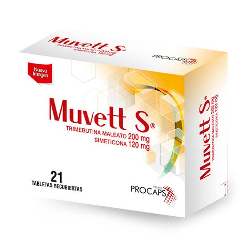 MUVETTS TRIMEBUTINA 200MG + SIMETICONA 120 MG X 21 TAB (COLYPAN/ BUMETIN)