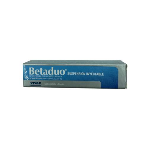 BETADUO BETAMETASONA 6.430 MG + 2.631 MG SUSP INY 1 ML X 1 AMP (BETAGEN/DIPROSPAN)