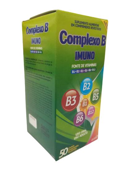 COMPLEXO B IMUNO COMPLEJO B1 B2 B3 B5 B6 B12 X 50 COMP REVESTIDOS (MIOVIT NEURIBE COMPLEJO B)