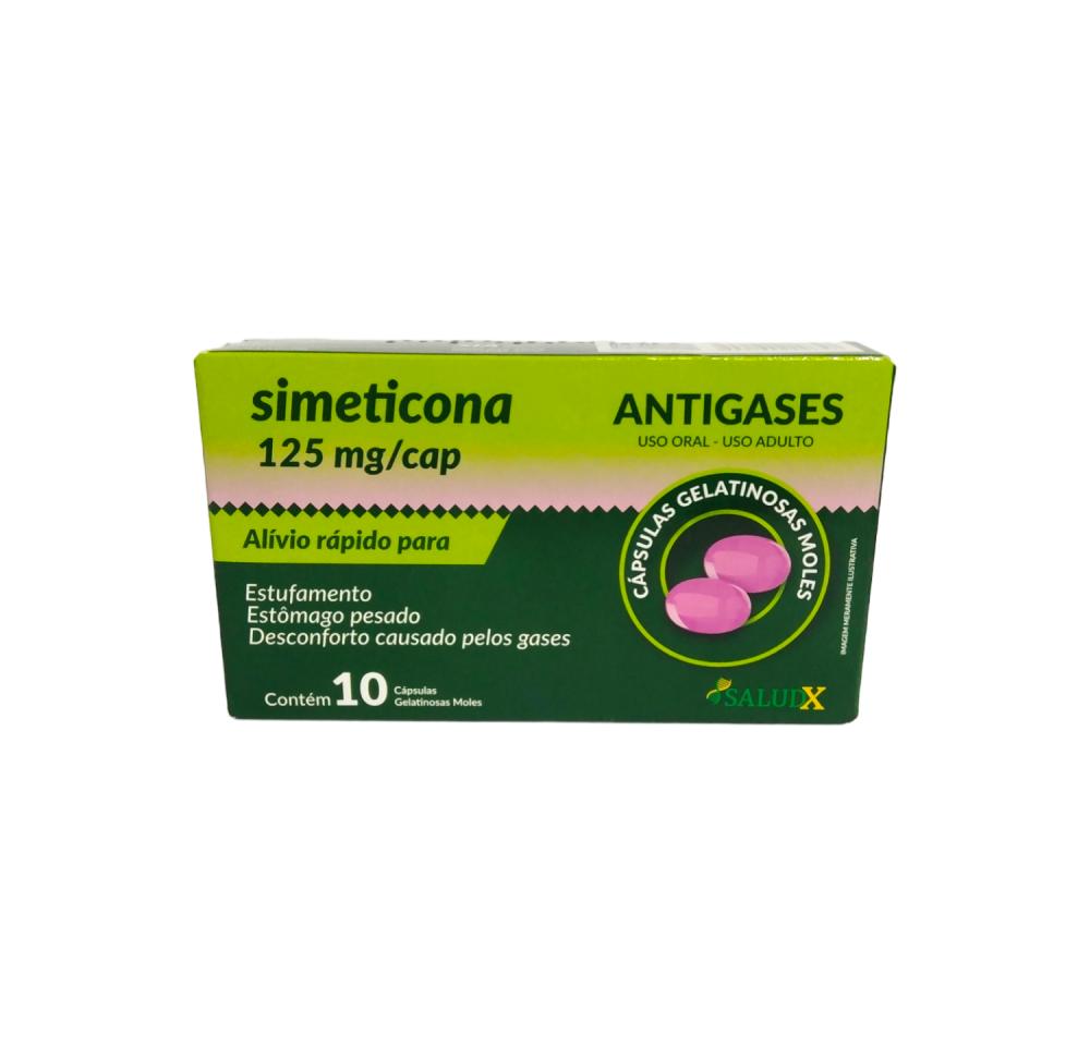 SIMETICONA 125 MG X 10 CAPS GELATINOSAS SALUDX