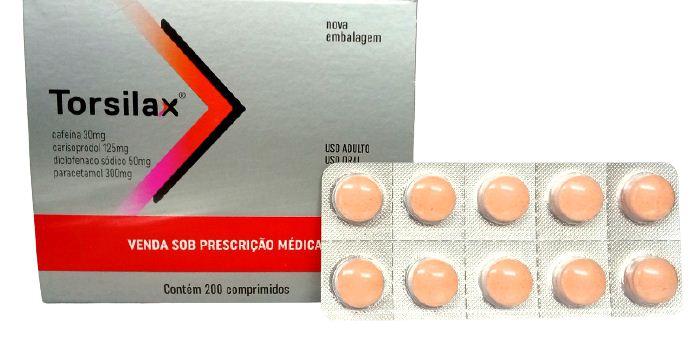 BLIST TORSILAX DICLOF SOD 50+PARACT 300+CAFEINA 30+CARISIPRODOL 125MG X 10 TAB