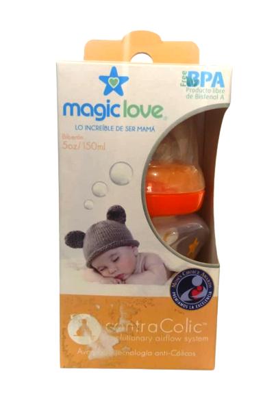 MAGIC LOVE BIBERON 5 OZ BOCA ANCHA CONTRA COLIC