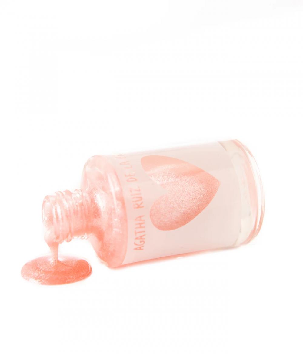 AGATHA RUIZ DE LA PRADA ESMALTE PARA UÃ?AS 887 GLITTER PINK (GEL ROSADO)