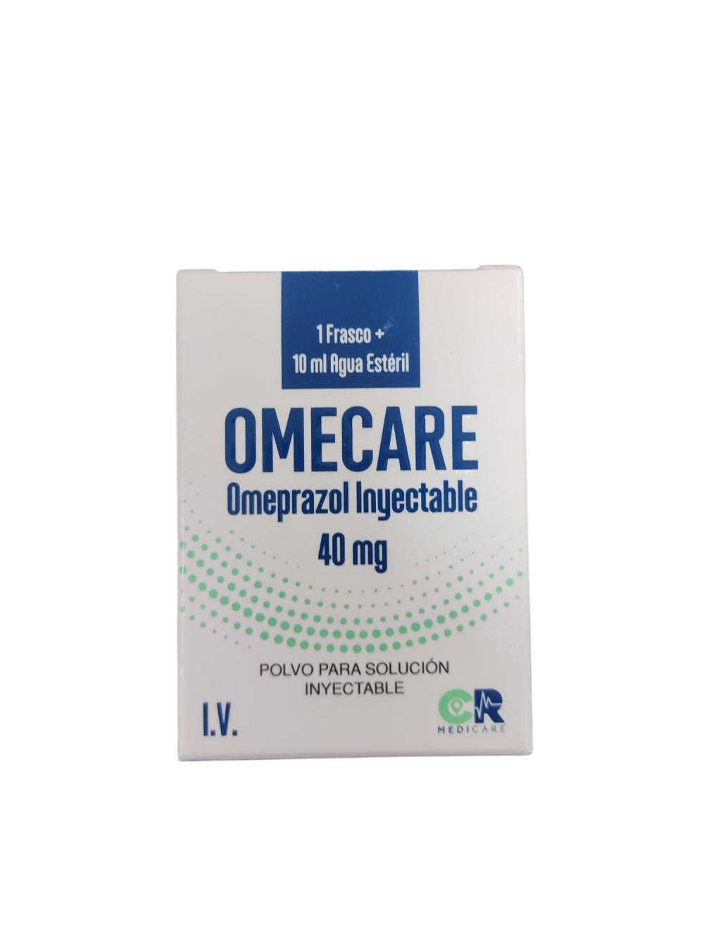 OMECARE OMEPRAZOL 40 MG POLVO LIOFILIZADO INY I.V (OMEPRAX/ OMEVAX/ OPRAZOL)