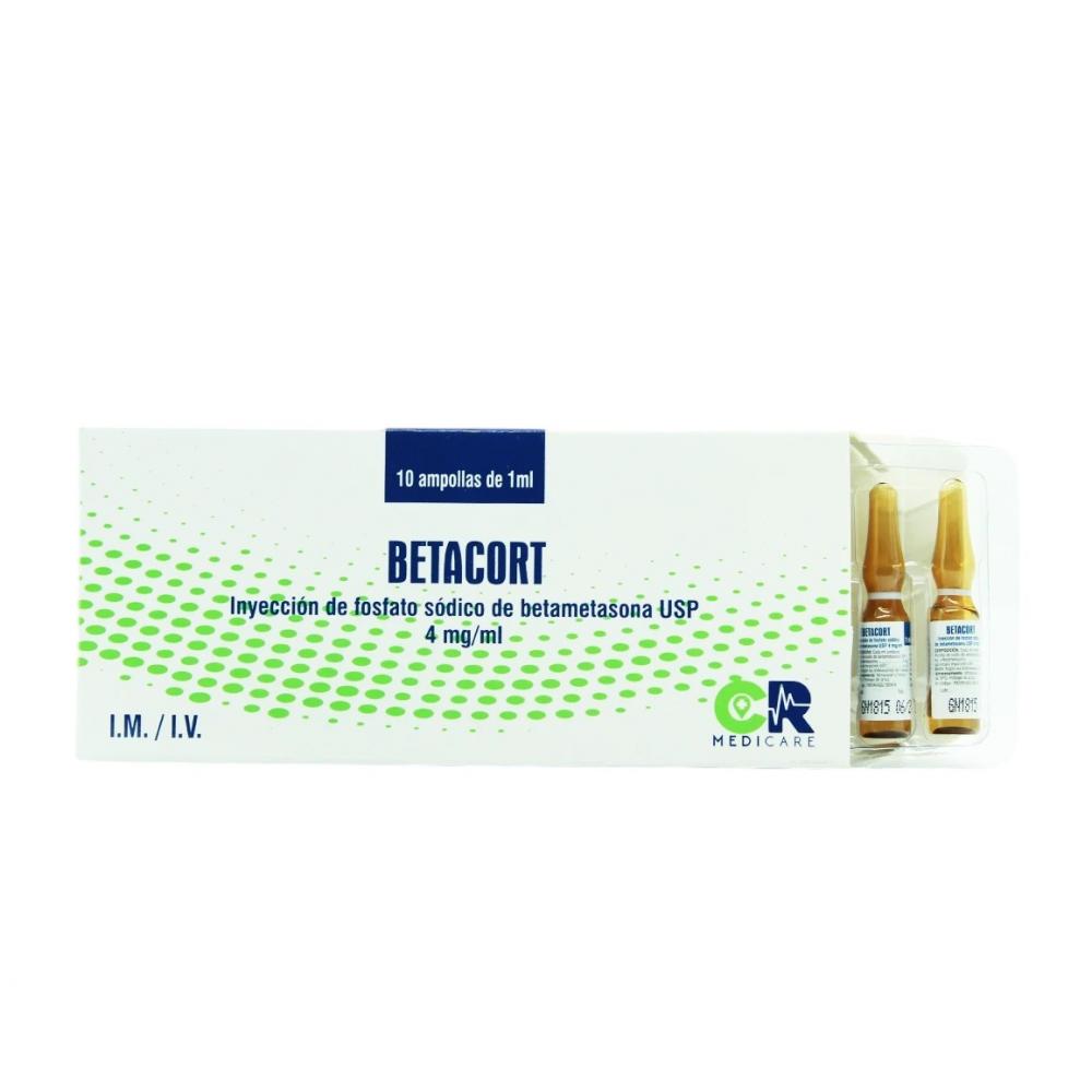 BETACORT BETAMETASONA 4MG/ML SOL INY IM/IV X AMP
