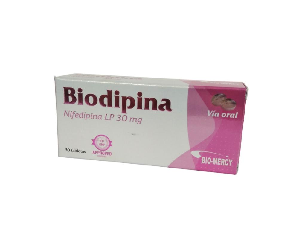 BIODIPINA NIFEDIPINA 30 MG X 30 TAB LP (NIFELAN TENSOMAX TENSOPIN)