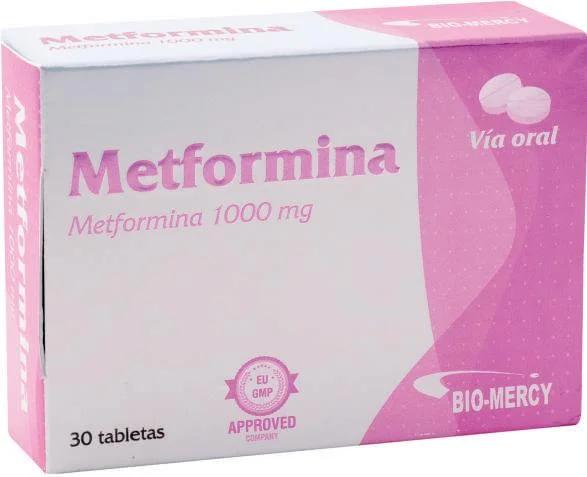 METFORMINA 1000 MG X 30 TAB (CANFIR/ GLUCOFAGE)