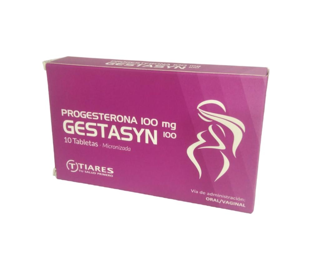 GESTASYN (PROGESTERONA) 100MG X 10 TAB MICRONIZADA