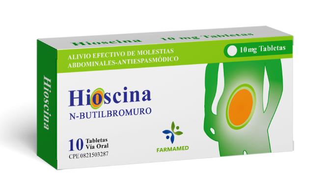 HIOSCIL HIOSCINA N-BUTILBROMURO 10MG X 10 TAB 