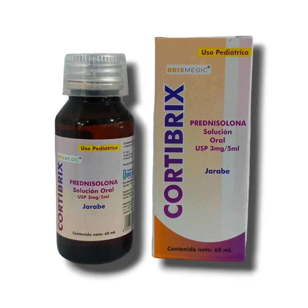 CORTIBRIX PREDNISOLONA USP 3MG/5MG SOL ORAL JBE 60 ML
