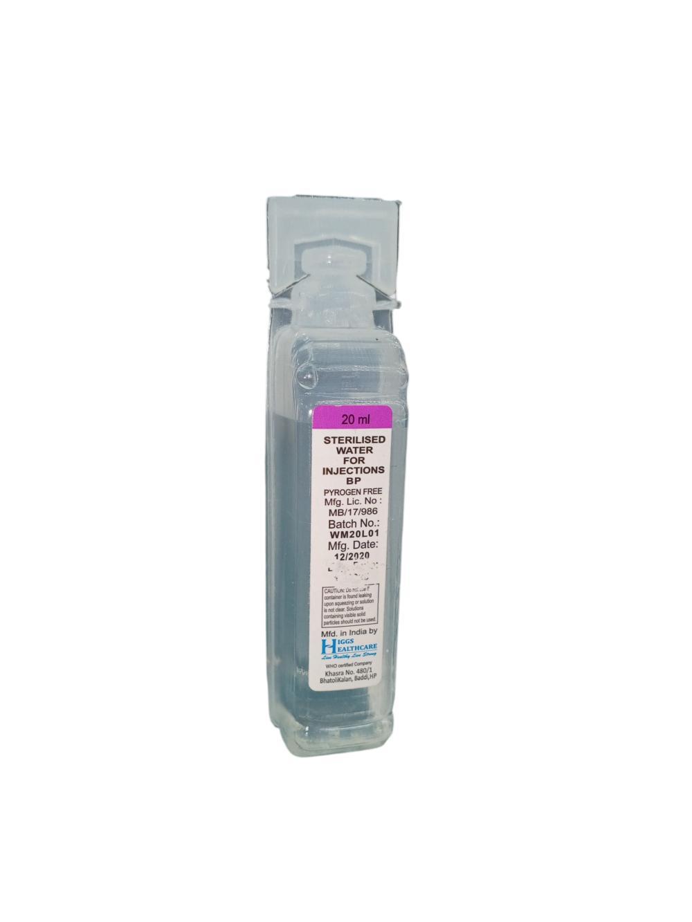 AGUA DESTILADA AMP 20 ML 