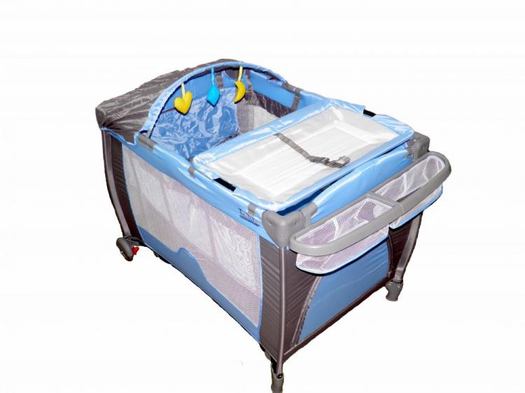 TKIDS CORRAL CUNA C/CAMB MECEDORA GATEADOR Y PORTA OBJETO