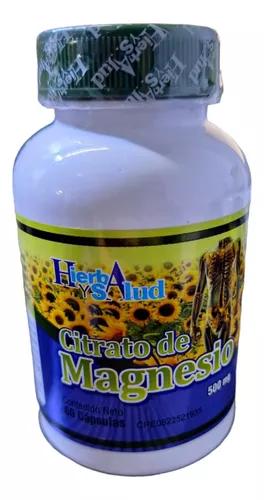 CITRATO DE MAGNESIO 500MG X 60 CAPS (MAGALEX)