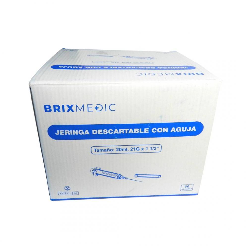 JERINGA DESCARTABLE CON AGUJA 21G X 1 1/2 5 ML