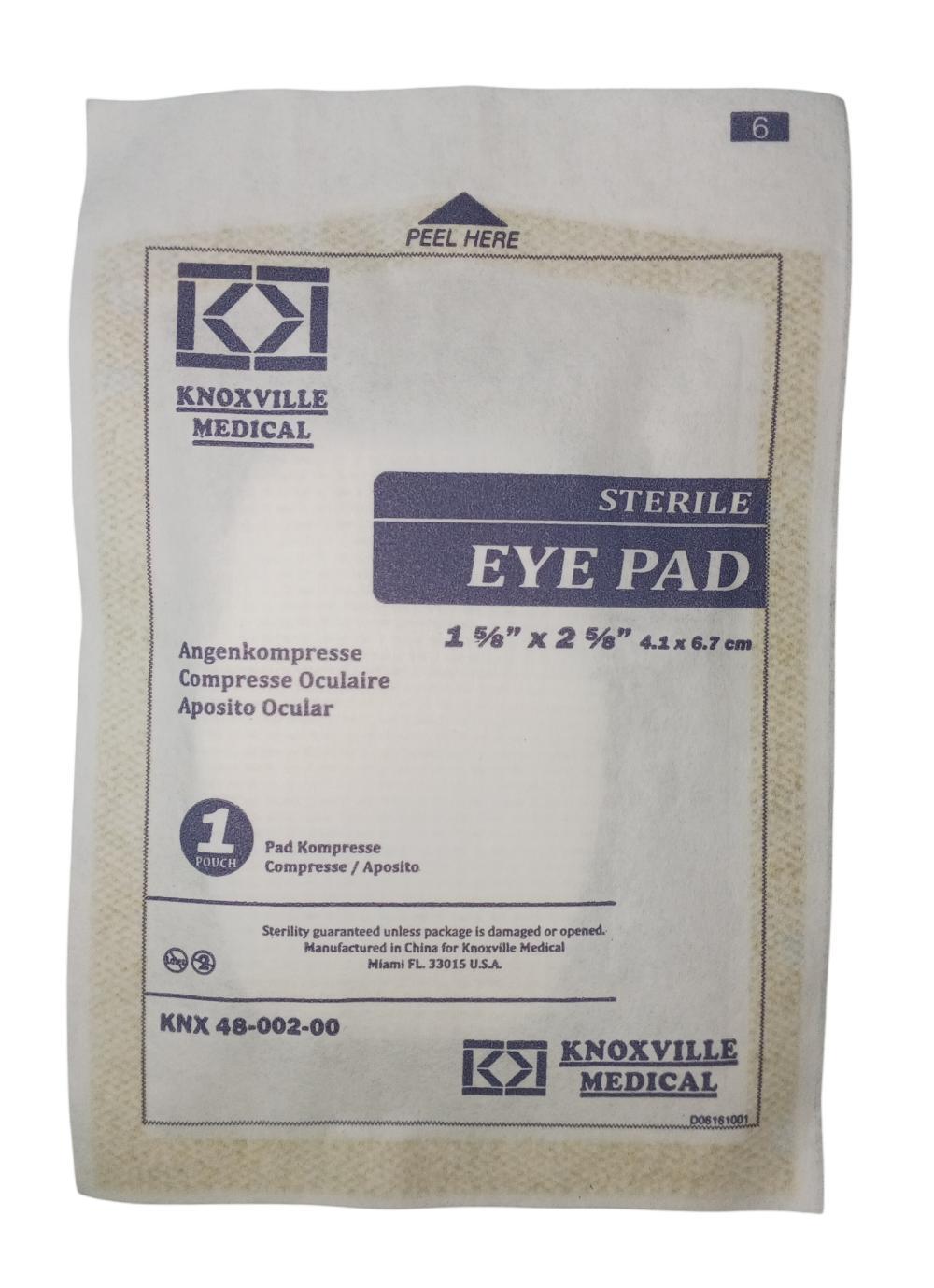 EYE PAD STERILE 4.1CM X 6.7CM APOSITO OCULAR KNOXVILLE MEDICAL