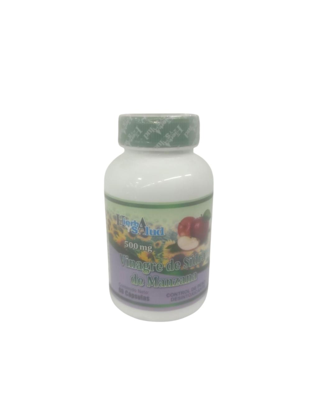 VINAGRE DE SIDRA DE MANZANA 500MG X 60 CAP